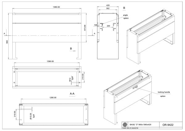OR-9422 Base 2/420 (900*1360*420) - Image 2