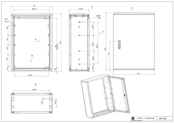 OR-7381 Cab."1"/380 (1100*785*380)