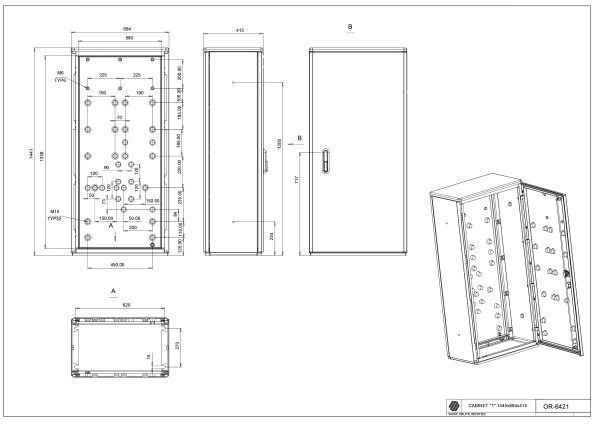 OR-6421 Cab. 1/415 (1445*684*415)