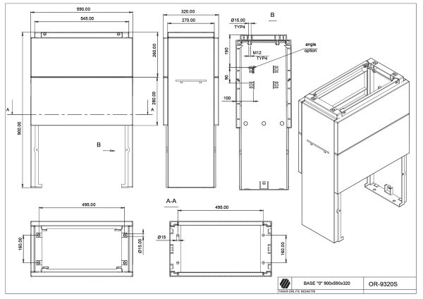 OR-9320 Base DIN "0" (900*590*320)