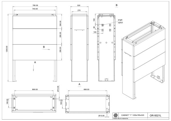 OR-9321L Base DIN "1" (1200*785*320)