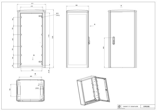 OR-6380 Cab."0"/380 (1250*590*380)