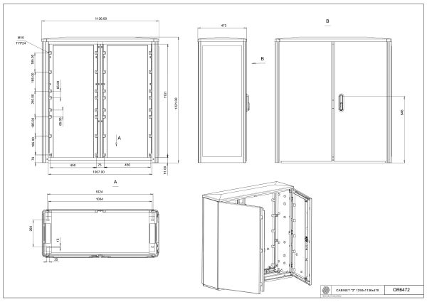 OR-6472 Cab. "2"/470 (1226*1136*470)